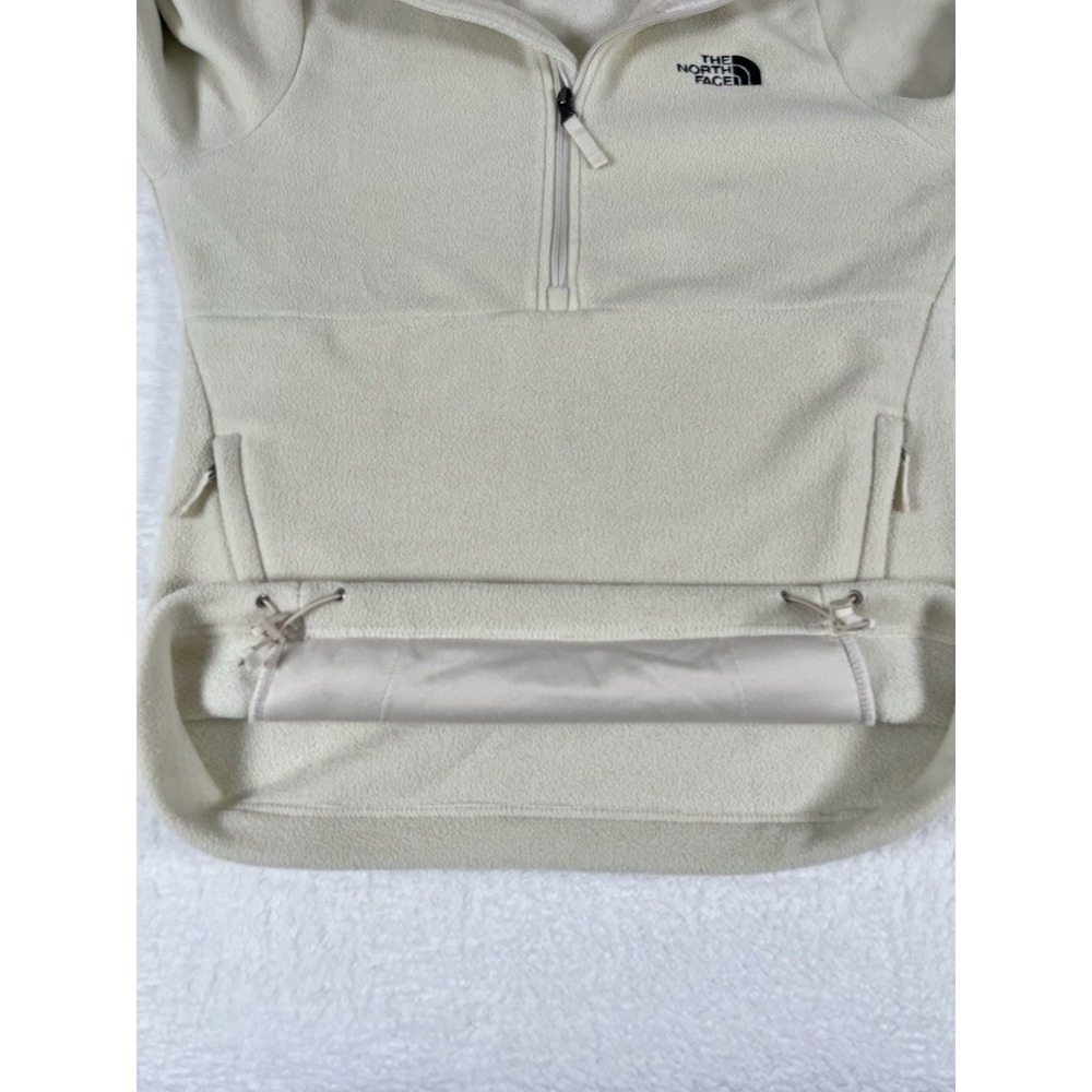 The North Face Ivory Fleece Full Zip Jacket Women's Medium Soft Warm Teddy - Picture 6 of 10